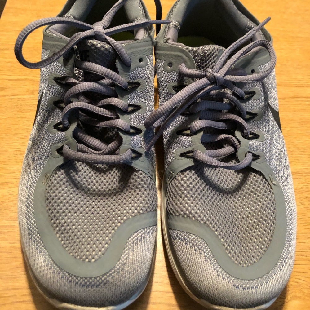 Gray Nike sneakers